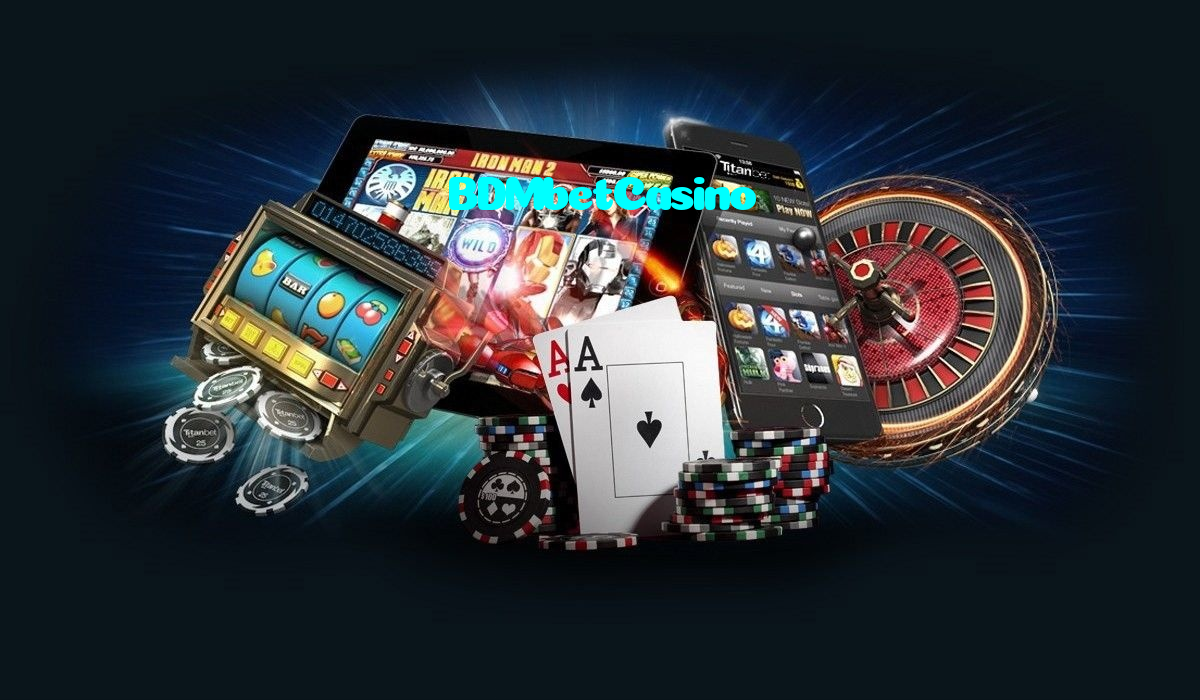 BDMbetCasino casino presented on mobile device in Pakistan with slots and live games